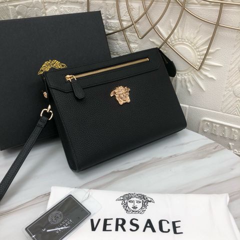 Clutch VERSACE* 29cm da bò xịn kiểu đẹp SIÊU CẤP