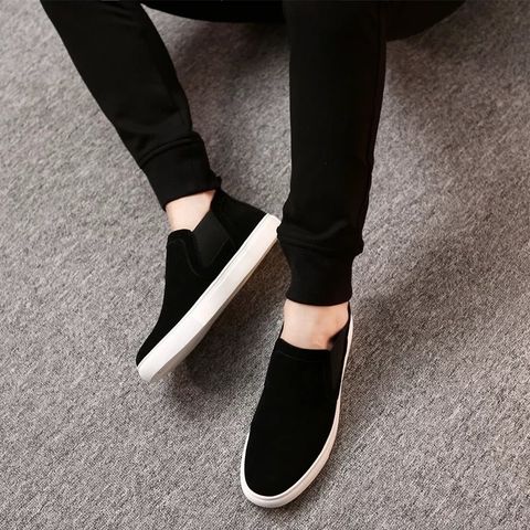 Slip on da lộn đẹp hàng hongkong cho nam