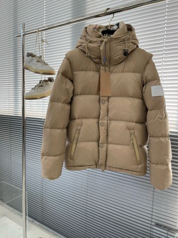 Áo phao nam BURBERRY* có mũ đẹp VIP 1:1