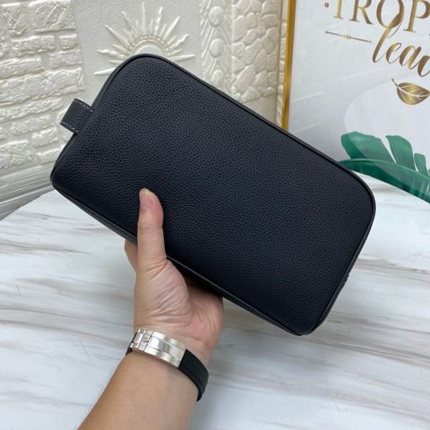 Clutch HERMES* khoá số bạc da bò mềm đẹp