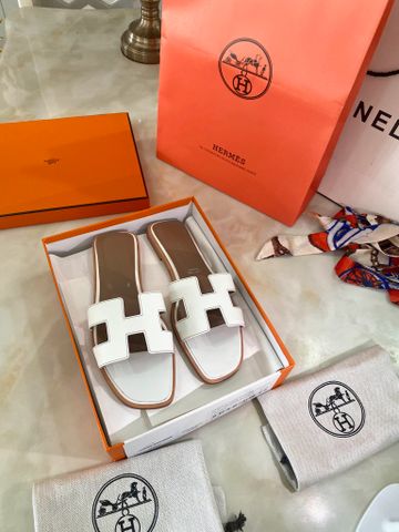 Dép nữ Hermes* da bò cao cấp nhiều màu đẹp SIÊU CẤP