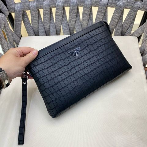 Clutch PRADA* vân cá sấu đẹp cao cấp