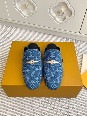 Sục nữ L*V denim hoạ tiết Monogram đẹp VIP 1:1