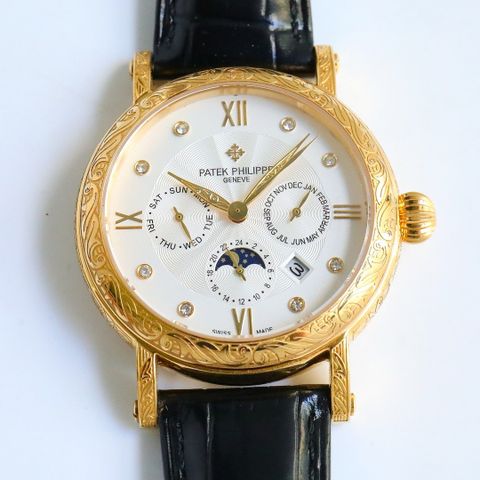 Đồng hồ nam patek* philippe* dây cá sấu VIP 1:1