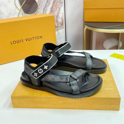 Sandal nam LV* quai hoạ tiết đẹp cao cấp