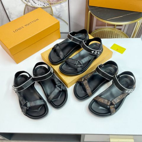 Sandal nam LV* quai hoạ tiết đẹp cao cấp