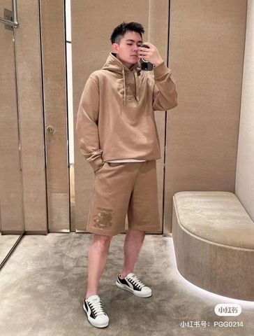 Áo hoodie BURBERRY* nam nữ thêu Logo đẹp độc