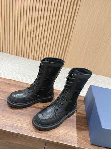 Boot Dior* cổ lỡ da bò vân caro dáng khoẻ đẹp độc VIP 1:1