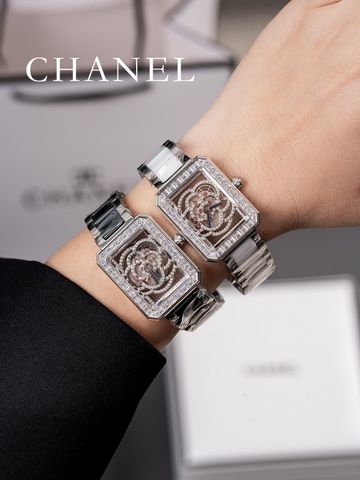 Đồng hồ nữ CHNEL* lộ bộ máy cơ hình bông hoa trà cực đẹp ấn tượng hàng cao cấp