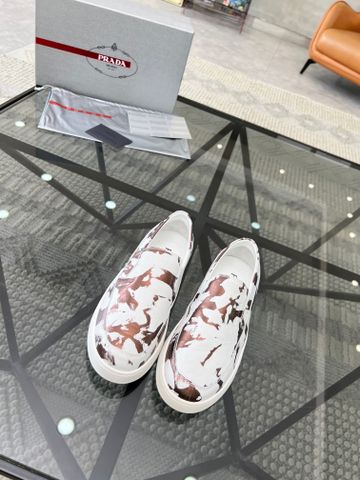 Giày slip on nam PRADA* in hoạ tiết hàng độc SIÊU CẤP