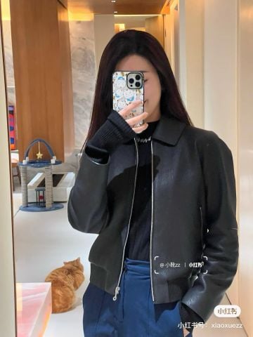 ÁO KHOÁC NỮ DA CỪU  Herme*s