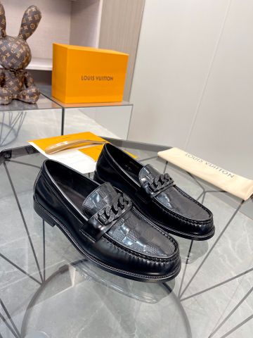 Giày nam Loafer LV* hoạ tiết Monogram màu đẹp độc VIP 1:1