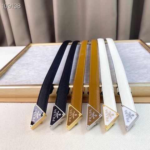 Belt nữ PRADA* bản nhỏ 2.0cm