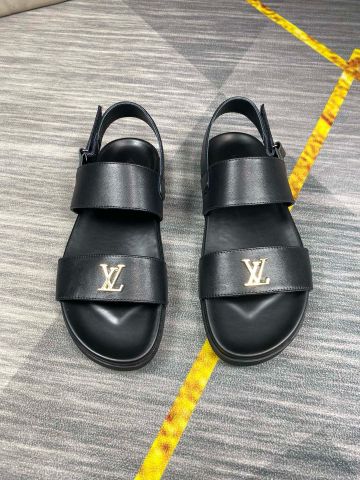 Sandal nam Louis* LV* da bò cao cấp