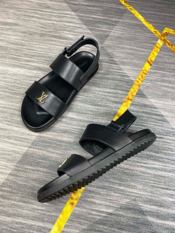 Sandal nam Louis* LV* da bò cao cấp