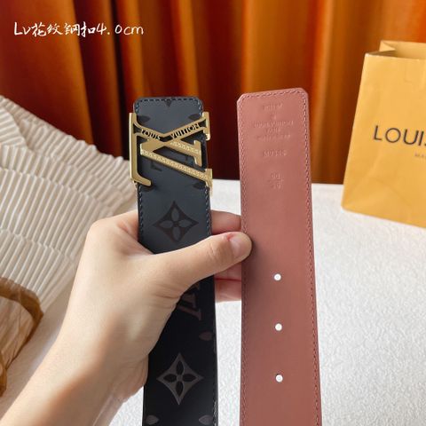 Belt nam LV* dây hoạ tiết Monogram