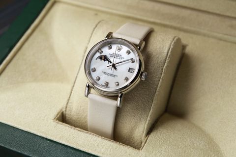 Đồng hồ nữ rolex* dây da máy cơ SIÊU CẤP