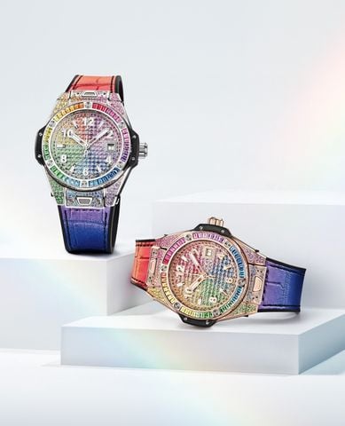 Đồng hồ nữ HUBLOT* mẫu mới nạm kim màu đẹp VIP 1:1