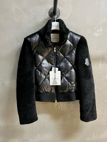 Áo khoác nữ moncler* lông thú phối phao trần lông ngỗng đẹp sang ấm áp VIP 1:1