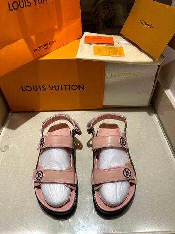 Sandal nam nữ LV* hoạ tiết Monogram dáng khoẻ đẹp cao cấp