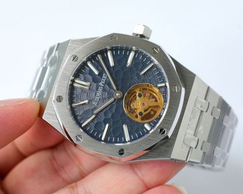 Đồng hồ nam Audemars* Piguet* lộ cơ dây kim loại VIP 1:1