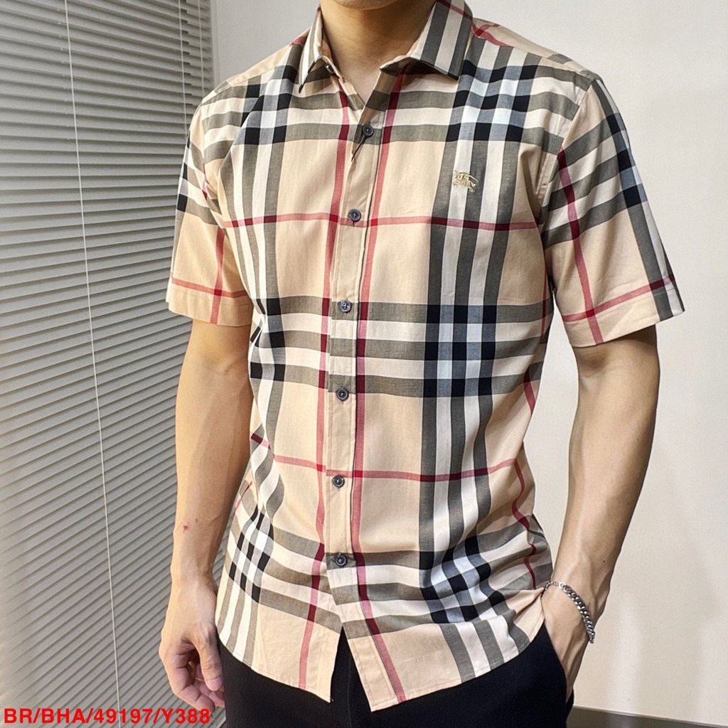 Áo sơ mi nam kẻ Burberry mã 80293651 giá tốt hơn tại store Việt Nam