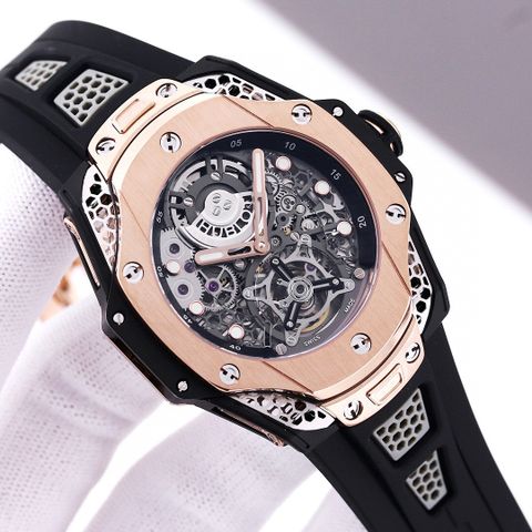 Đồng hồ nam Hublot* thể thao lộ cơ kiểu độc SIÊU CẤP