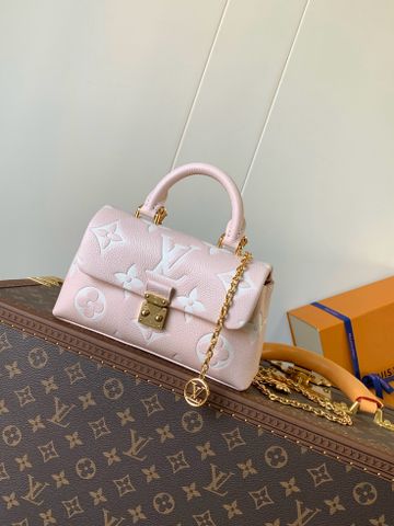 Túi xách nữ L*V da bò Monogram Hồng đẹp cao cấp