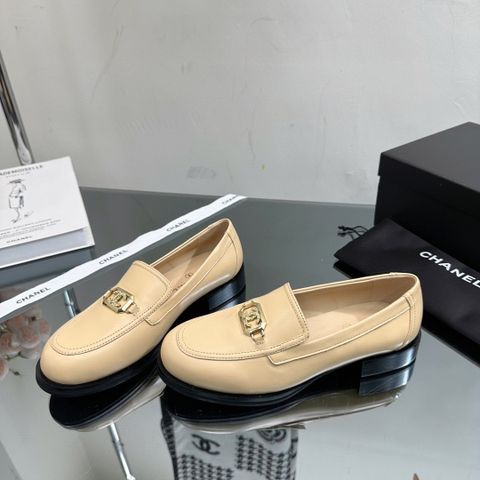 Giày nữ Loafer chanel* da bò khoá logo kiểu mới đẹp sang VIP 1:1