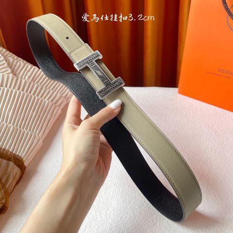 Belt nam nữ HERMES* Dây da sử dụng được cả hai mặt đẹp và tiện lợi cao cấp