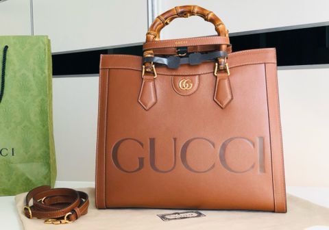 Túi xách nữ GUCCI* size 30cm da bò lỳ đẹp VIP 1:1