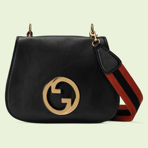 Túi xách nữ GUCCI* da bê kèm quai vải bản to VIP 1:1