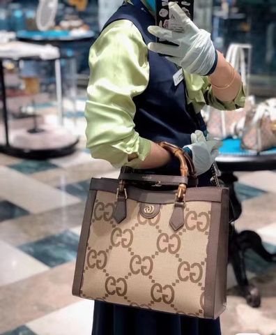 Túi xách nữ GUCCI* 35cm canvas logo đẹp VIP 1:1