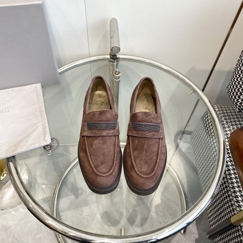 Giày nữ Loafer Brunell* cucinell* da lỳ và da lộn đẹp xịn VIP 1:1