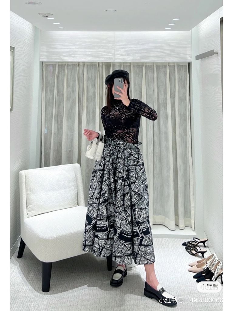 Cập nhật 57 chân váy dior dài siêu hot  trieuson5