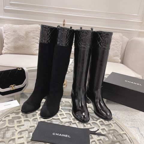 Boot chanel* cổ cao gần gối đẹp VIP 1:1