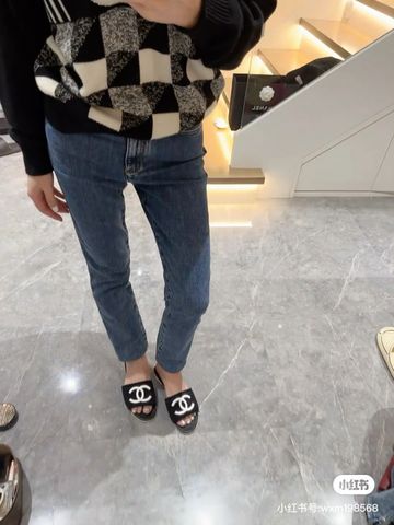 Quần jeans nữ chanel* dáng đẹp VIP 1:1