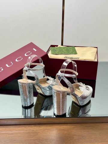 Sandal cao gót GUCC* Horsebit Platform