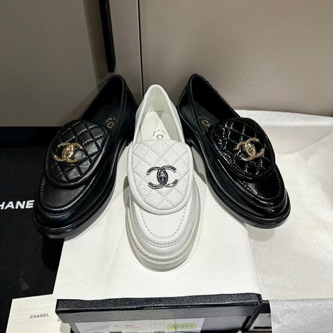 Giày nữ Loafer chanel* da bò đẹp sang VIP 1:1