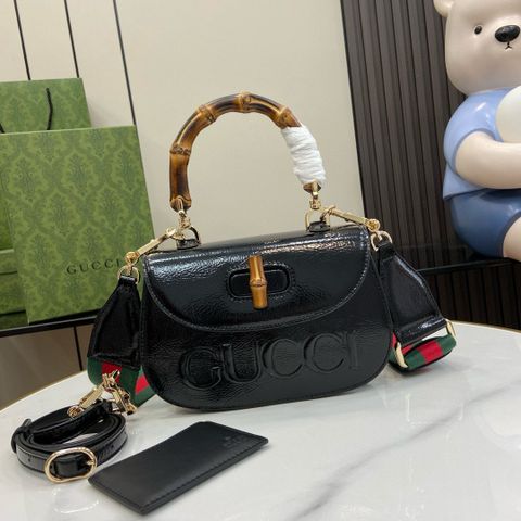 Túi xách nữ GUCCI* quai tre kèm quai bản to đẹp sang mẫu mới 17cm