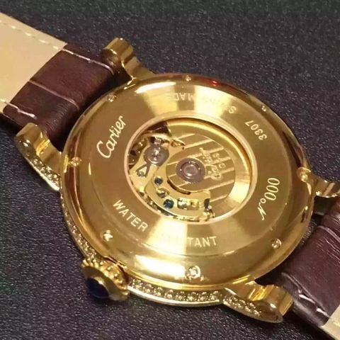 Cartier case 42mm cơ tự động kim cương nhân tạo quá đẹp