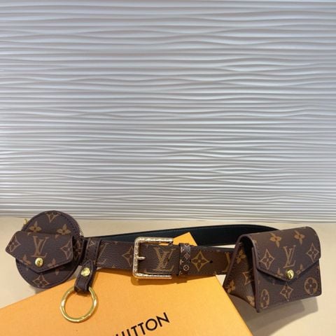 Belt bag L*V túi thắt lưng L*V kèm 2 ví nhỏ cực đẹp hoạ tiết Monogram mẫu mới VIP 1:1
