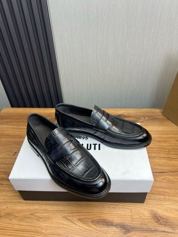 Giày âu BERLUTI* vân cá sấu màu loang đẹp sang VIP 1:1