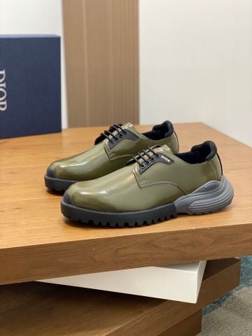 Giày âu DIOR* đế cao da bóng kiểu đẹp xịn VIP 1:1