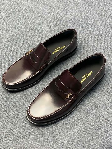 Giày nam Loafer YSL* da bóng đẹp VIP 1:1