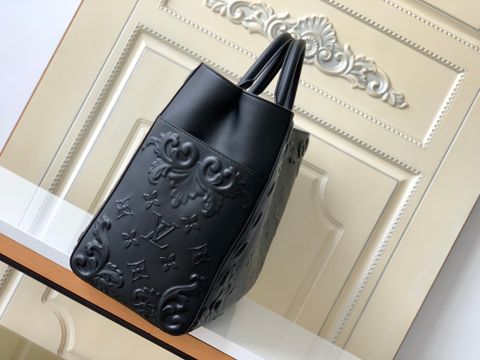 Túi xách nữ LV* size 32cm da bò in nổi hoạ tiết hoa văn Monogram đẹp sang độc đáo SIÊU CẤP