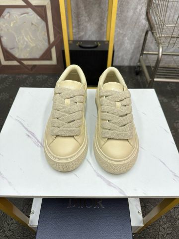 Giày thể thao nam nữ DIOR* da bò in nổi hoạ tiết oblique đẹp cao cấp