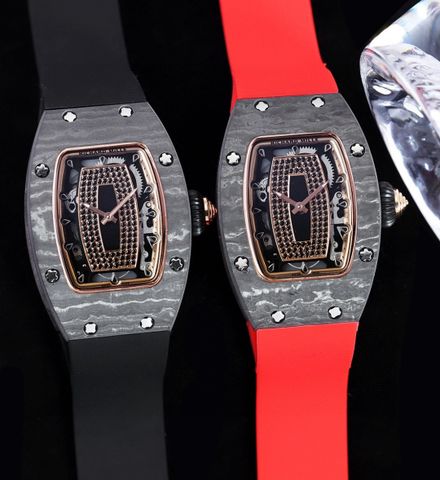 Đồng hồ nữ RICHARD* MILLE* 07-01 thể thao dáng khoẻ dây cao su mặt nạm kim đen cực độc lạ VIP 1:1