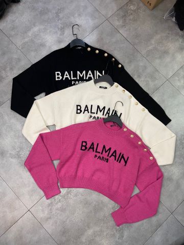 Áo len nữ BALMAIN* khuy vàng VIP 1:1