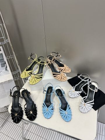 Sandal cao gót ce*line* cao 6cm quai đan rồi kiểu đẹp sang độc đáo VIP 1:1